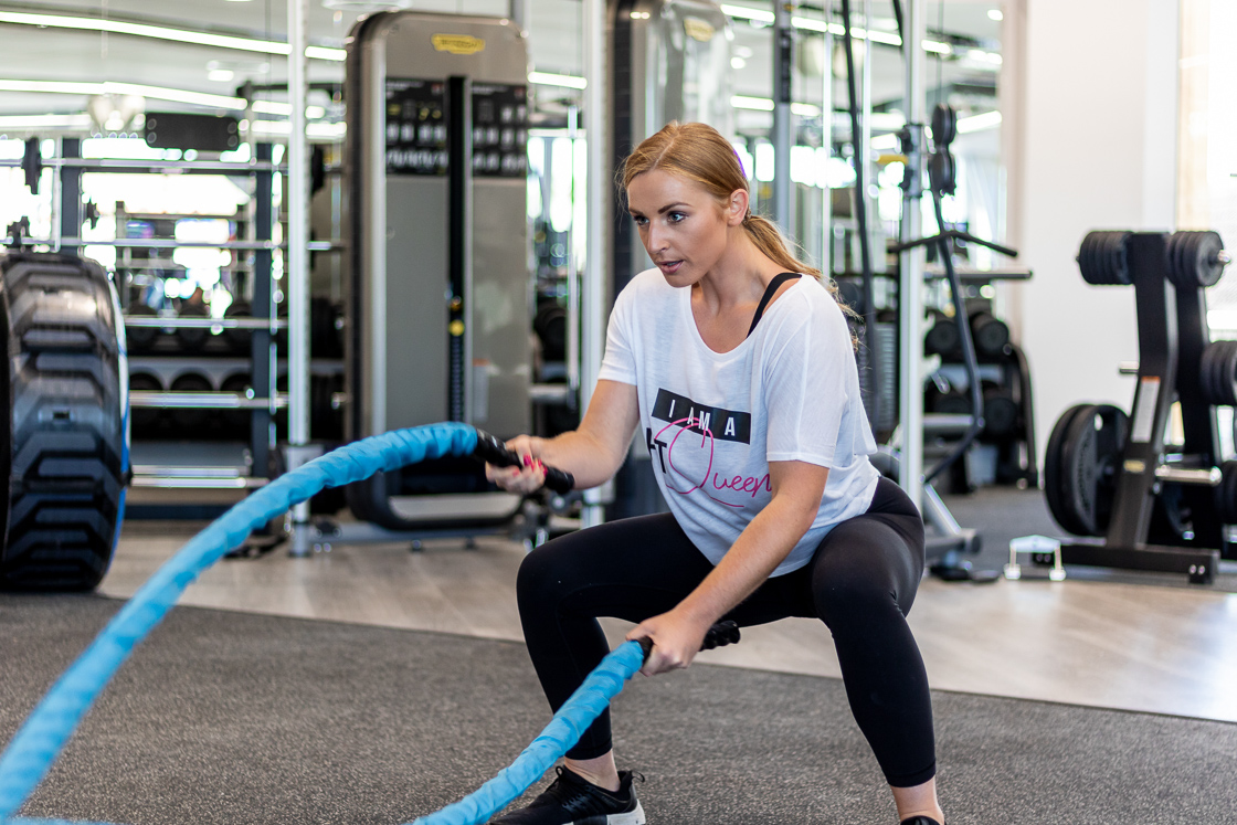 Battle Ropes For HIIT In Gym