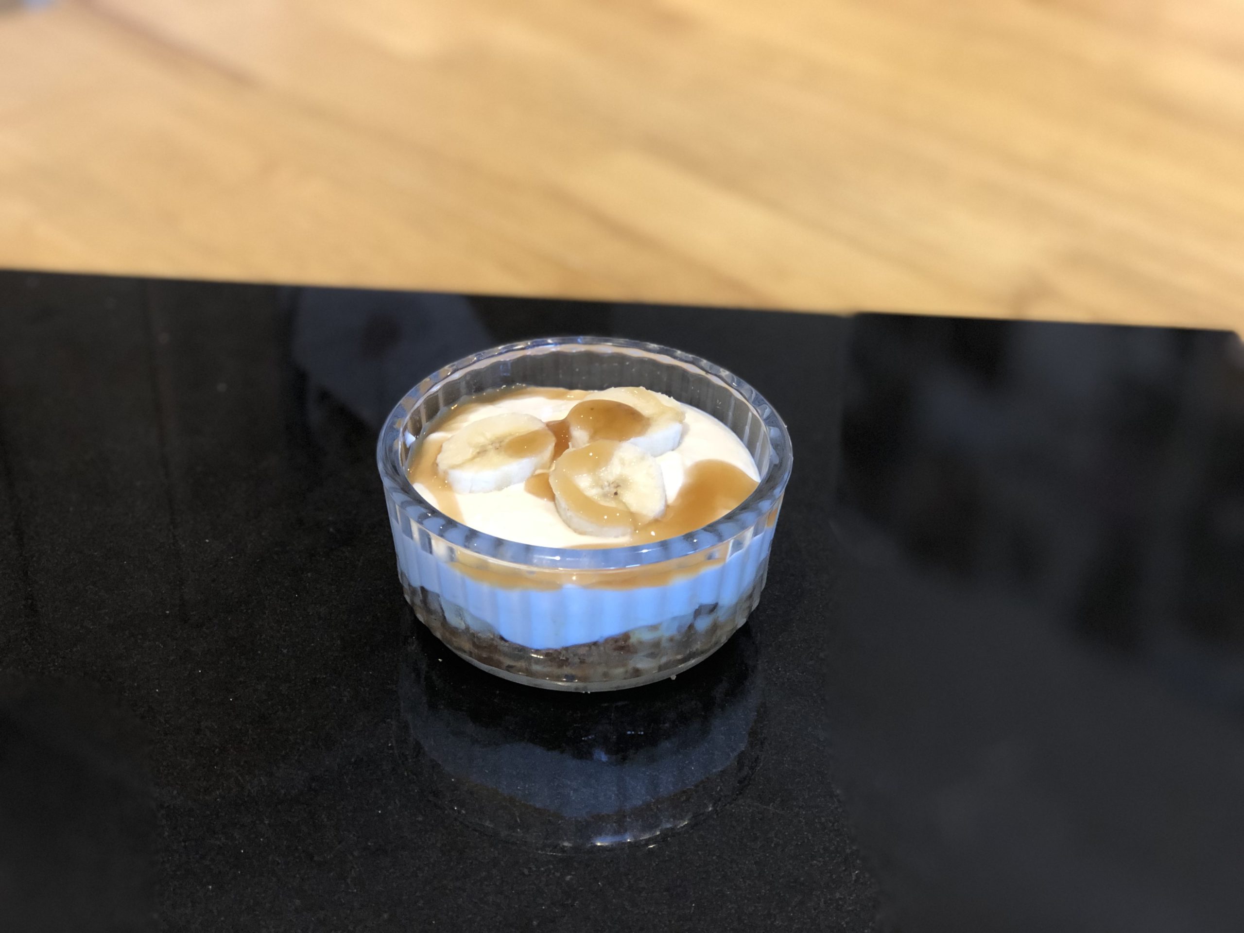 Vanilla Protein & Salted Caramel Banoffee Cups